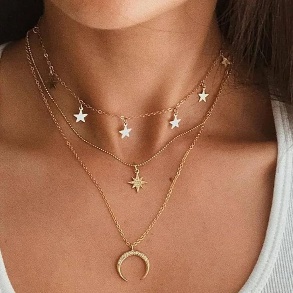 NEW! STAR LOVE Multilayer Necklace